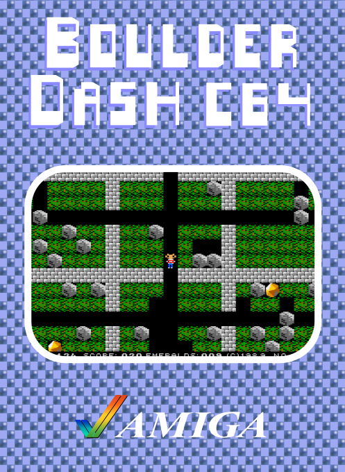 Boulderdash C64 box art