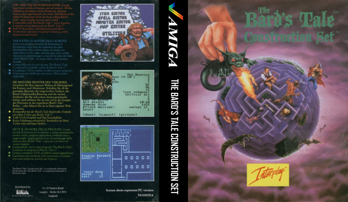 Bard's Tale Construction Set, The — box-texture (EU)