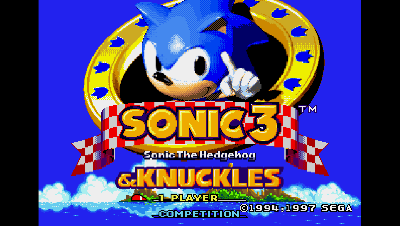 Sonic & Knuckles Collection — sstitle (WOR)