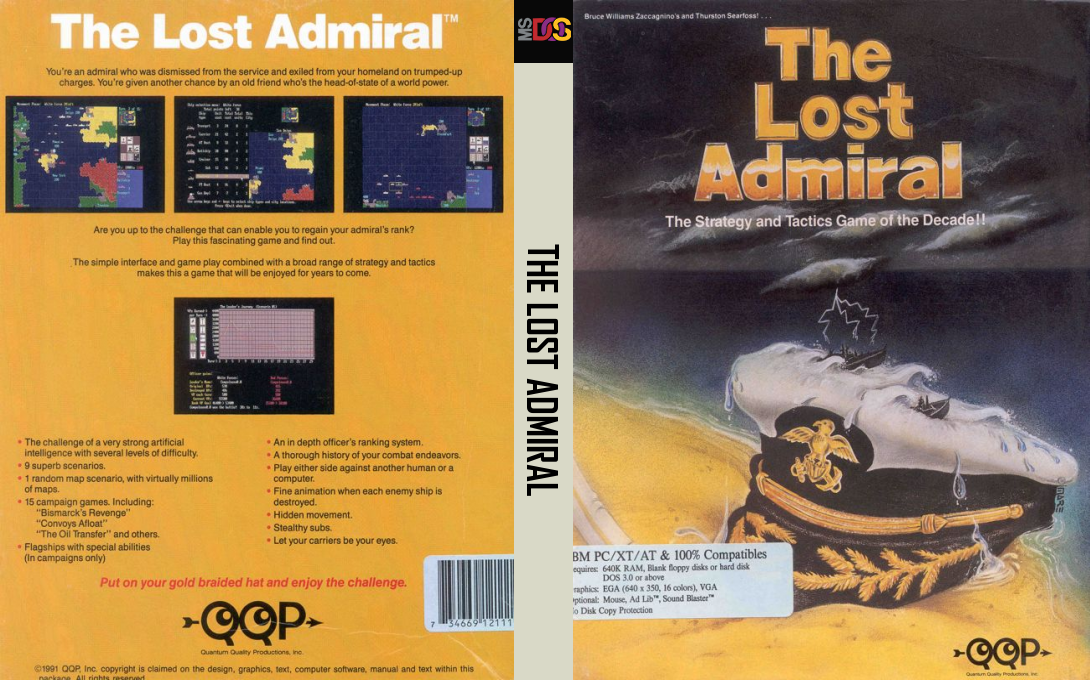 Lost Admiral, The — box-texture (US)