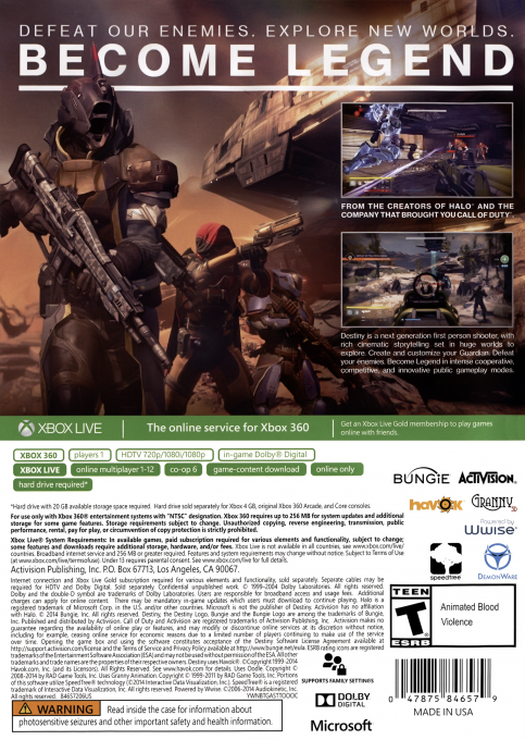 Destiny — box-2D-back (US)
