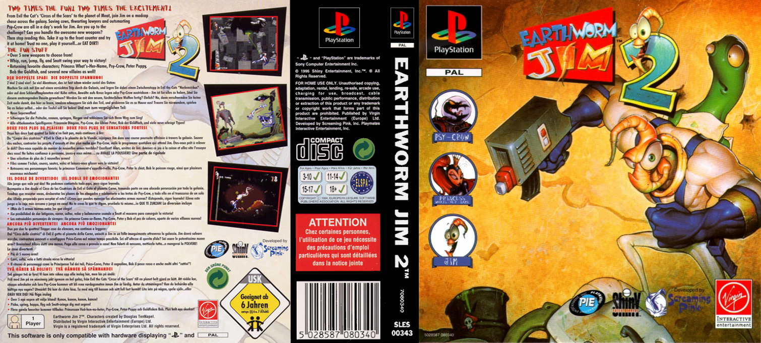 Earthworm Jim 2 — box-texture (EU)