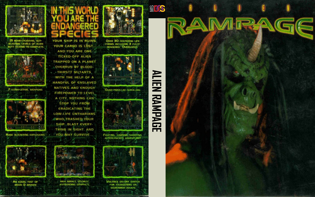 Alien Rampage — box-texture (US)