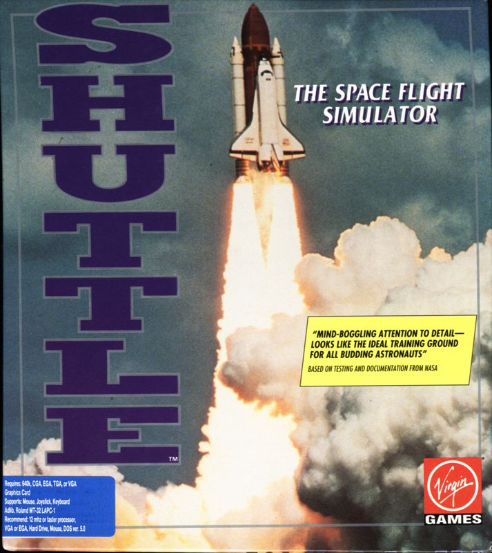 Shuttle - The Space Flight Simulator box art