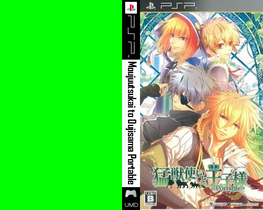 Moujuutsukai to Oujisama Portable — box-texture (JP)