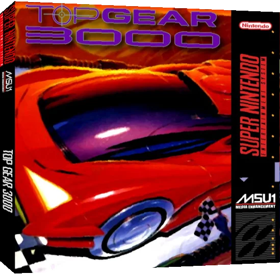 Top Gear 3000 — box-3D (US)
