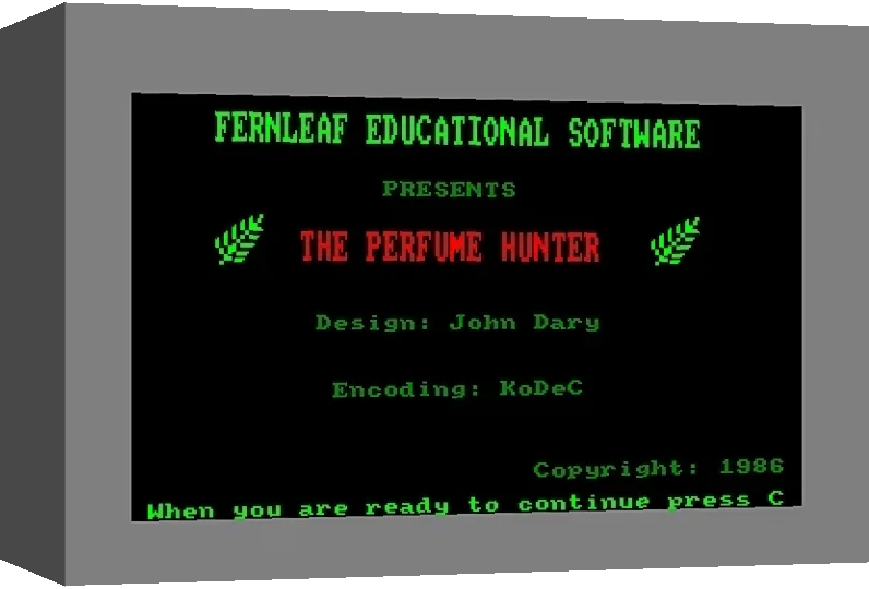 Perfume Hunter, The — box-3D (WOR)