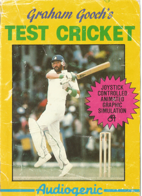 Graham Gooch's Test Cricket box art