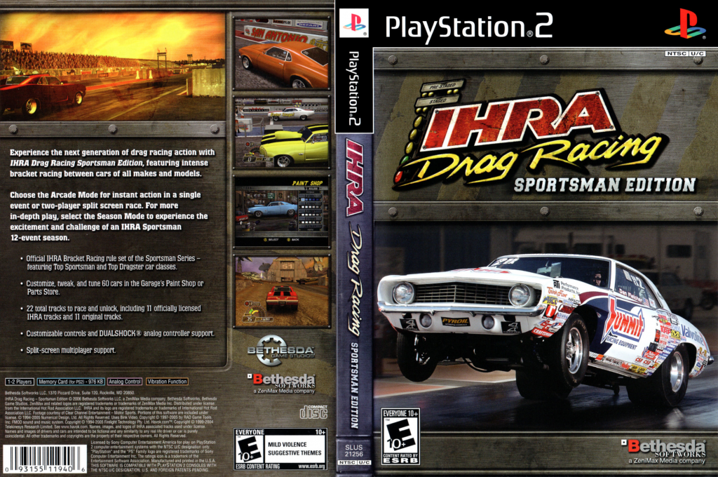 Ihra Drag Racing - Sportsman Edition — box-texture (US)
