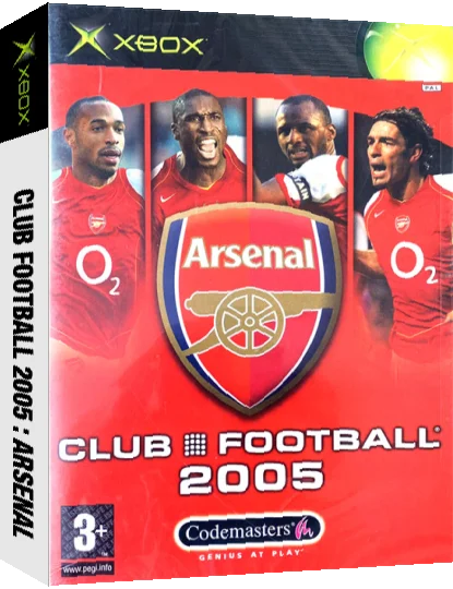 Club Football 2005 - Arsenal — box-3D (EU)