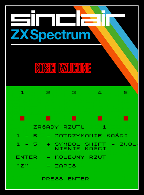 Kosci Rzucone box art