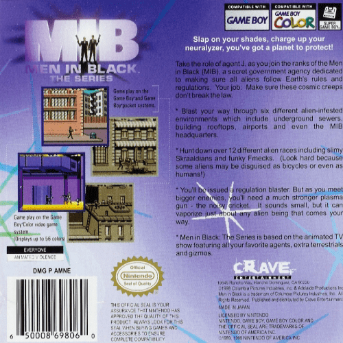 Men In Black : The Series — box-2D-back (US)