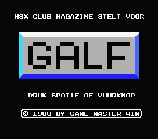 Galf — sstitle (NL)