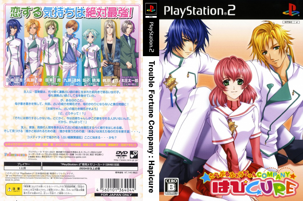 Trouble Fortune Company - HapiCure — box-texture (JP)