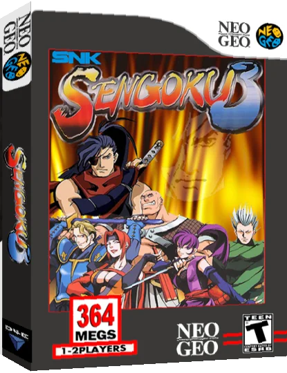 Sengoku 3 — box-3D (US)
