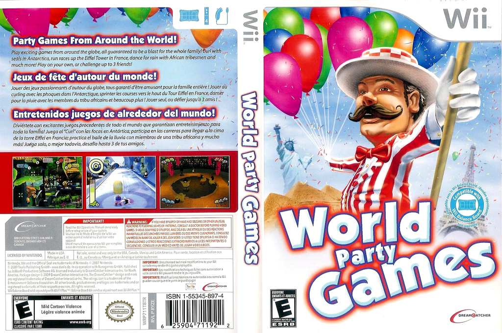 World Party Games — box-texture (US)
