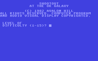 Shootout At The Ok Galaxy — sstitle (WOR)