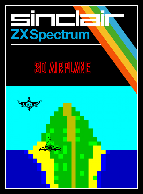 3d Airplane box art