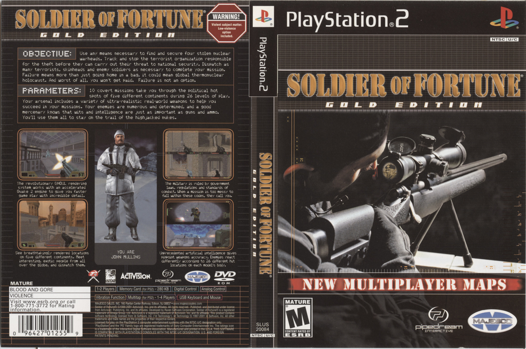 Soldier Of Fortune - Gold Edition — box-texture (US)