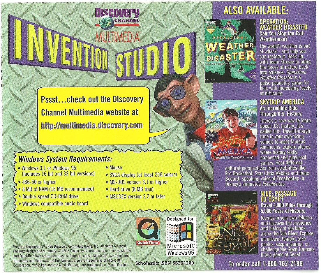Invention Studio — box-2D-back (US)