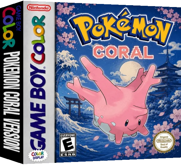 Pokemon Coral Version — box-3D (WOR)