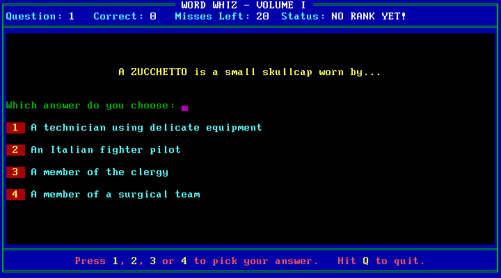 Word Whiz — ss (WOR)