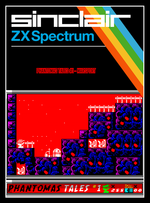 Phantomas Tales #1 - Marsport — box-2D (SS)