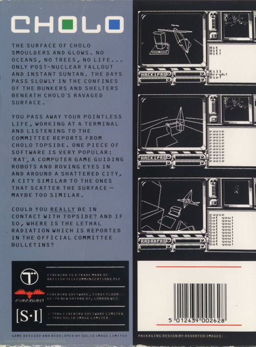 Cholo — box-2D-back (EU)