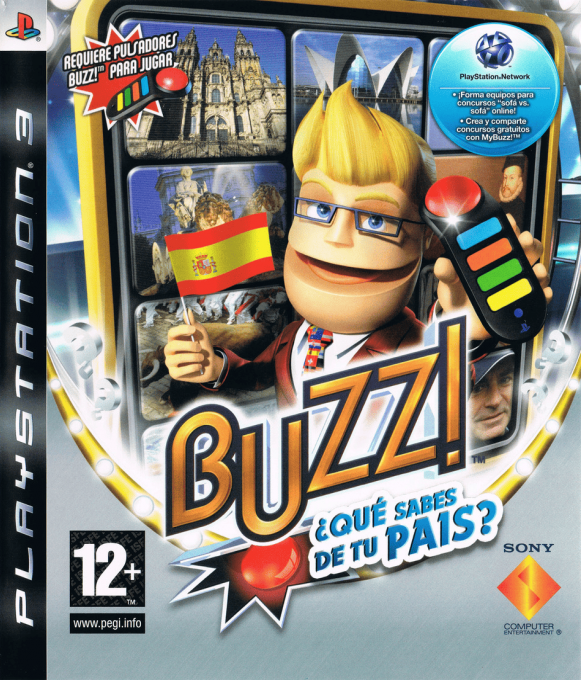 Buzz! Que Sabes de tu Pais box art