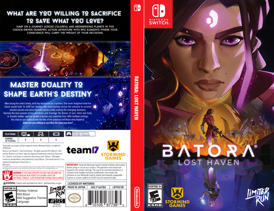 Batora - Lost Haven — box-texture (US)