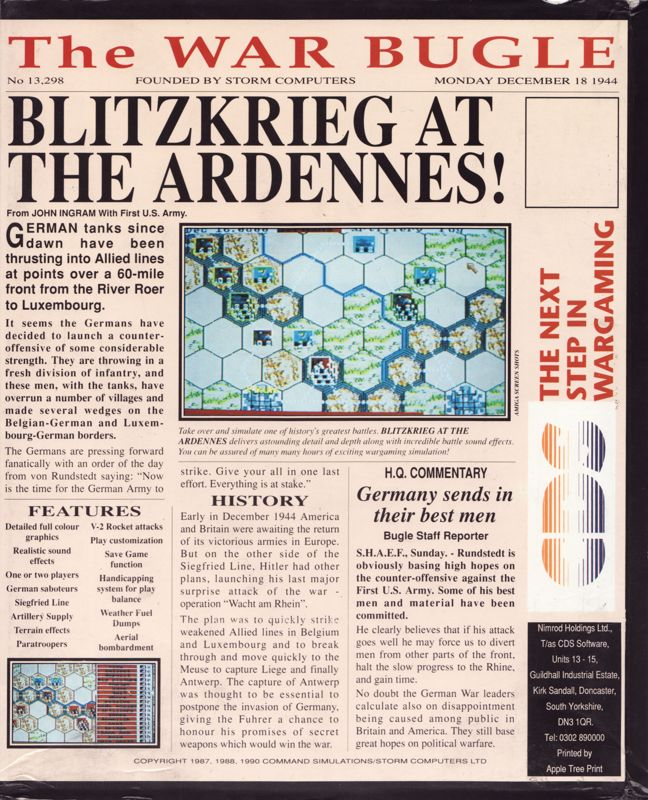 Blitzkrieg - Battle At The Ardennes — box-2D-back (EU)