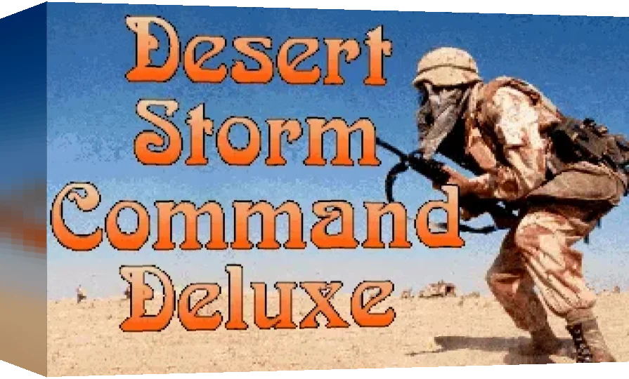 Desert Storm Command Deluxe — box-3D (WOR)