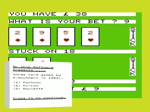 Three Great Games of Chance — mixrbv2 (WOR)