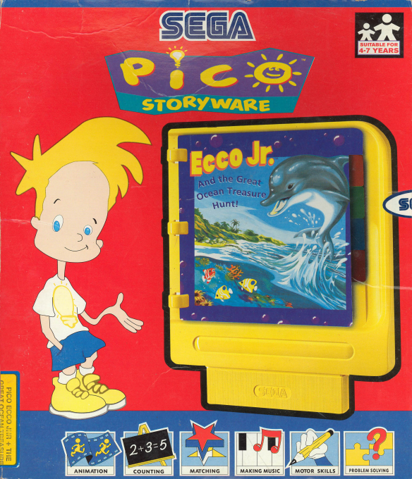 Ecco Jr. and the Great Ocean Treasure Hunt! — box-2D (EU)