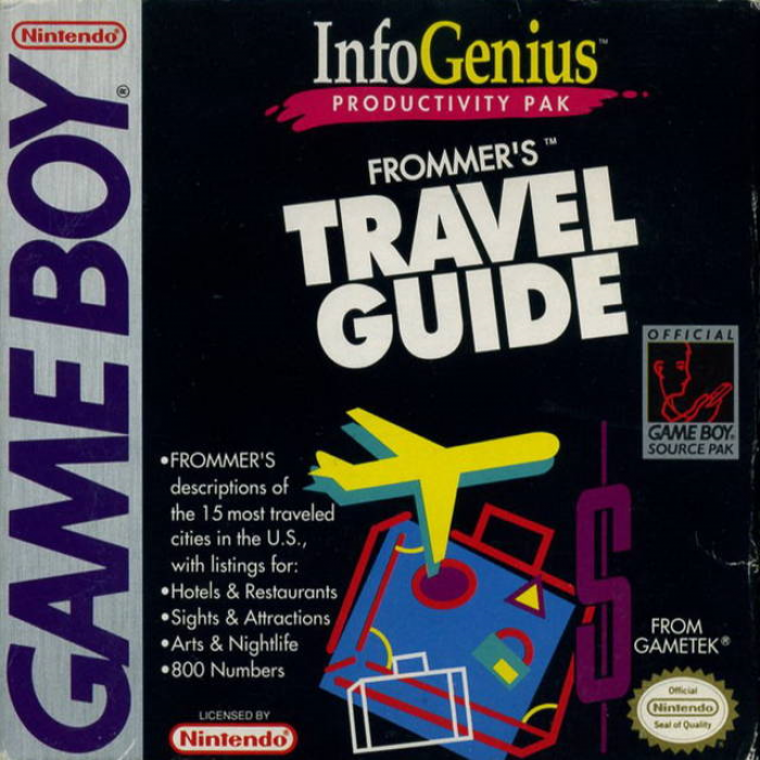 ZZZ(notgame):Infogenius Productivity Pak - Frommer's Travel Guide box art