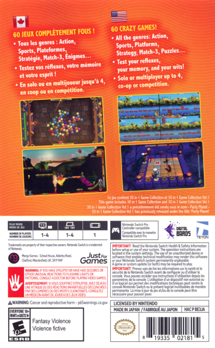 60-in-1 Game Collection — box-2D-back (US)