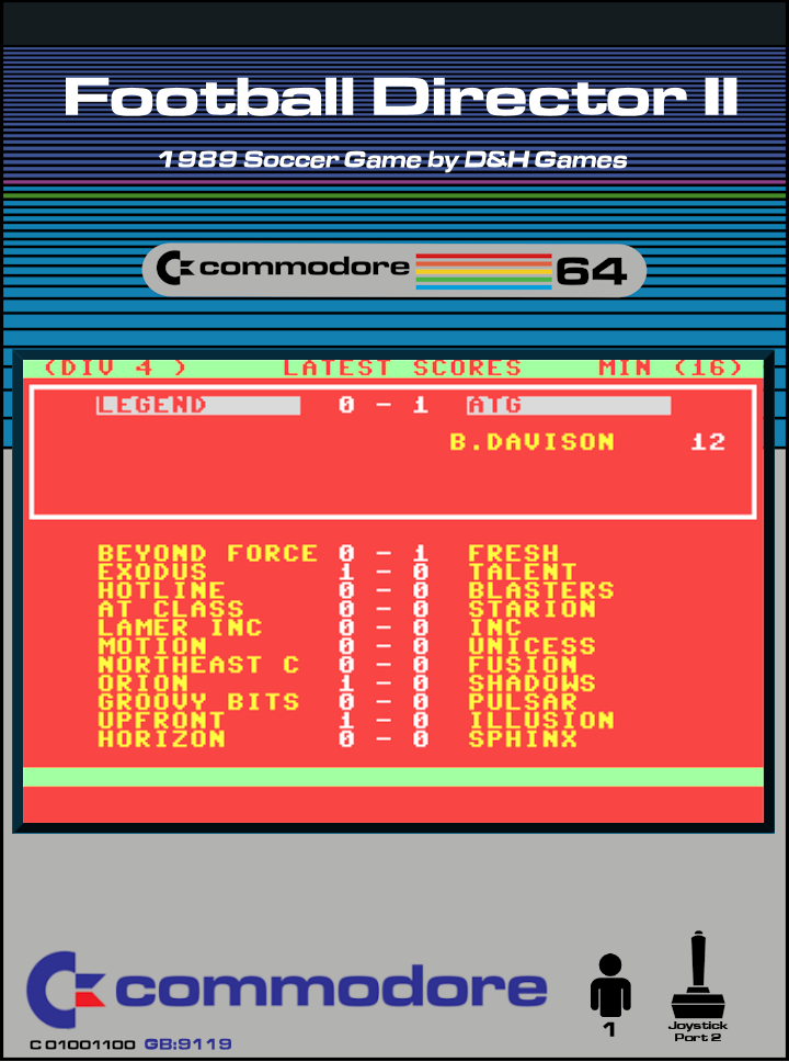 Football Director 2 box art