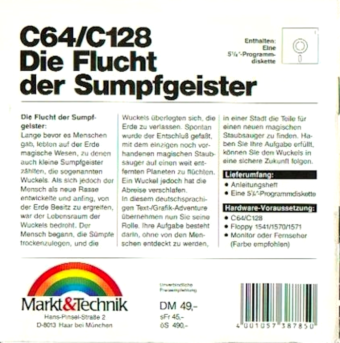 Wuckel - Die Flucht der Sumpfgeister — box-2D-back (DE)