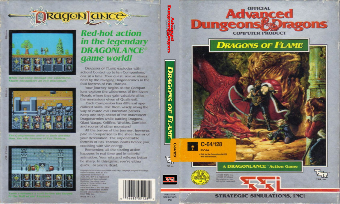 Dragons Of Flame — box-texture (US)