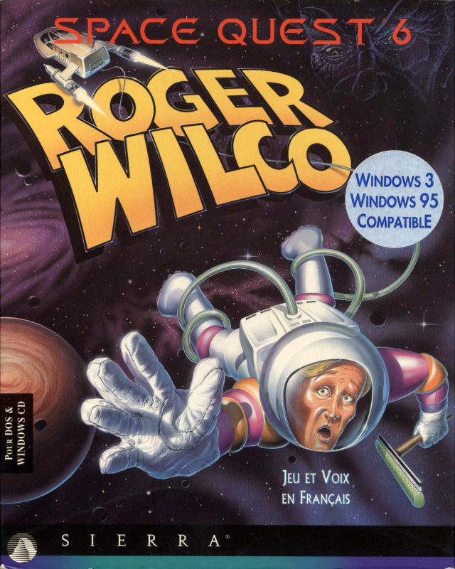 Space Quest 6 - Roger Wilco in the Spinal Frontier — box-2D (FR)
