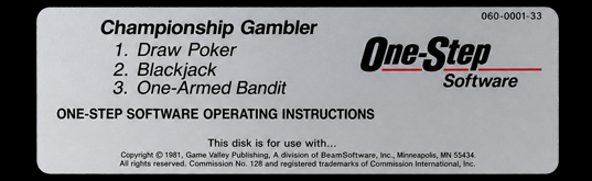 Championship Gambler — support-texture (US)
