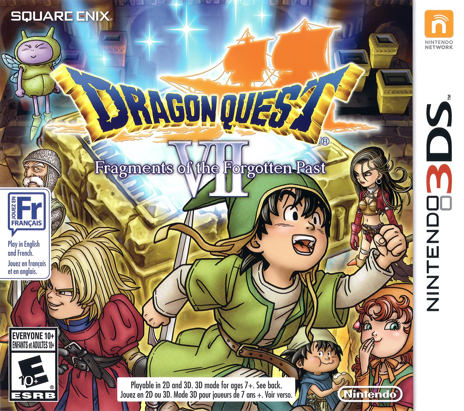 Dragon Quest VII - Fragments of the Forgotten Past — box-2D (CA)