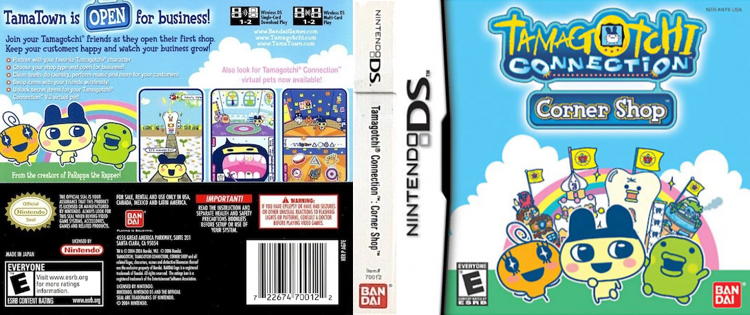 Tamagotchi Connexion - Corner Shop — box-texture (US)
