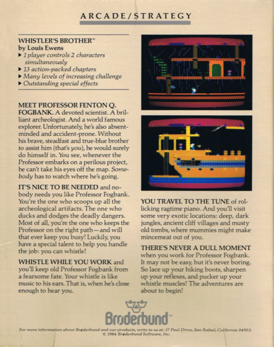 Whistler's Brother — box-2D-back (US)