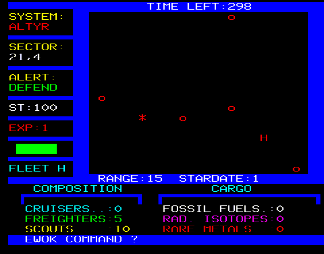 Starfleet Encounter — ss (WOR)