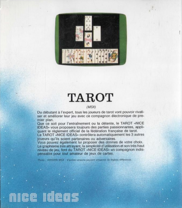 Tarot — box-2D-back (FR)