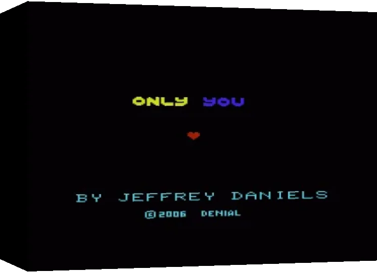 Only You — box-3D (WOR)