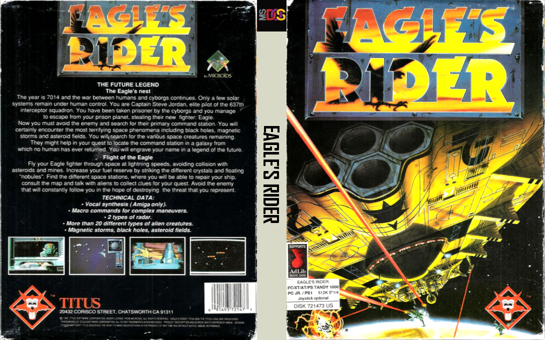 Eagle's Rider — box-texture (US)