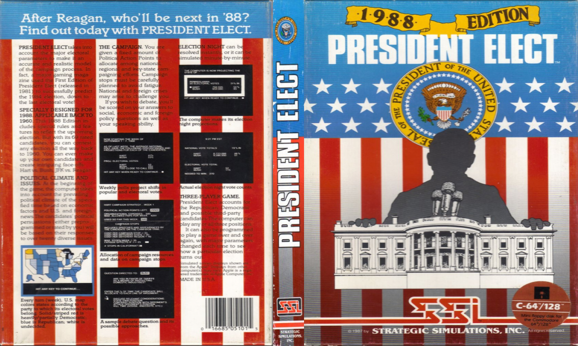 President Elect - 1988 Edition — box-texture (US)