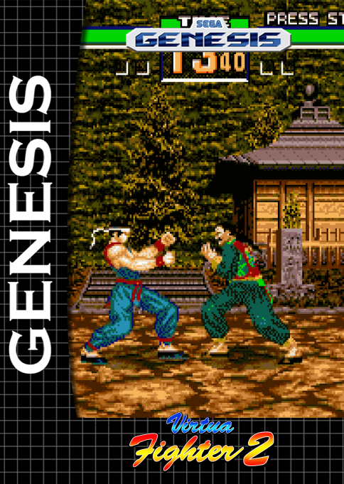 Virtua Fighter 2 — box-2D (SS)